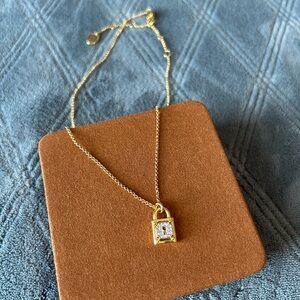 Juicy Couture Adjustable Lock Necklace